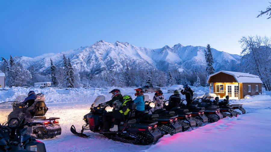 Snøscootersafari
